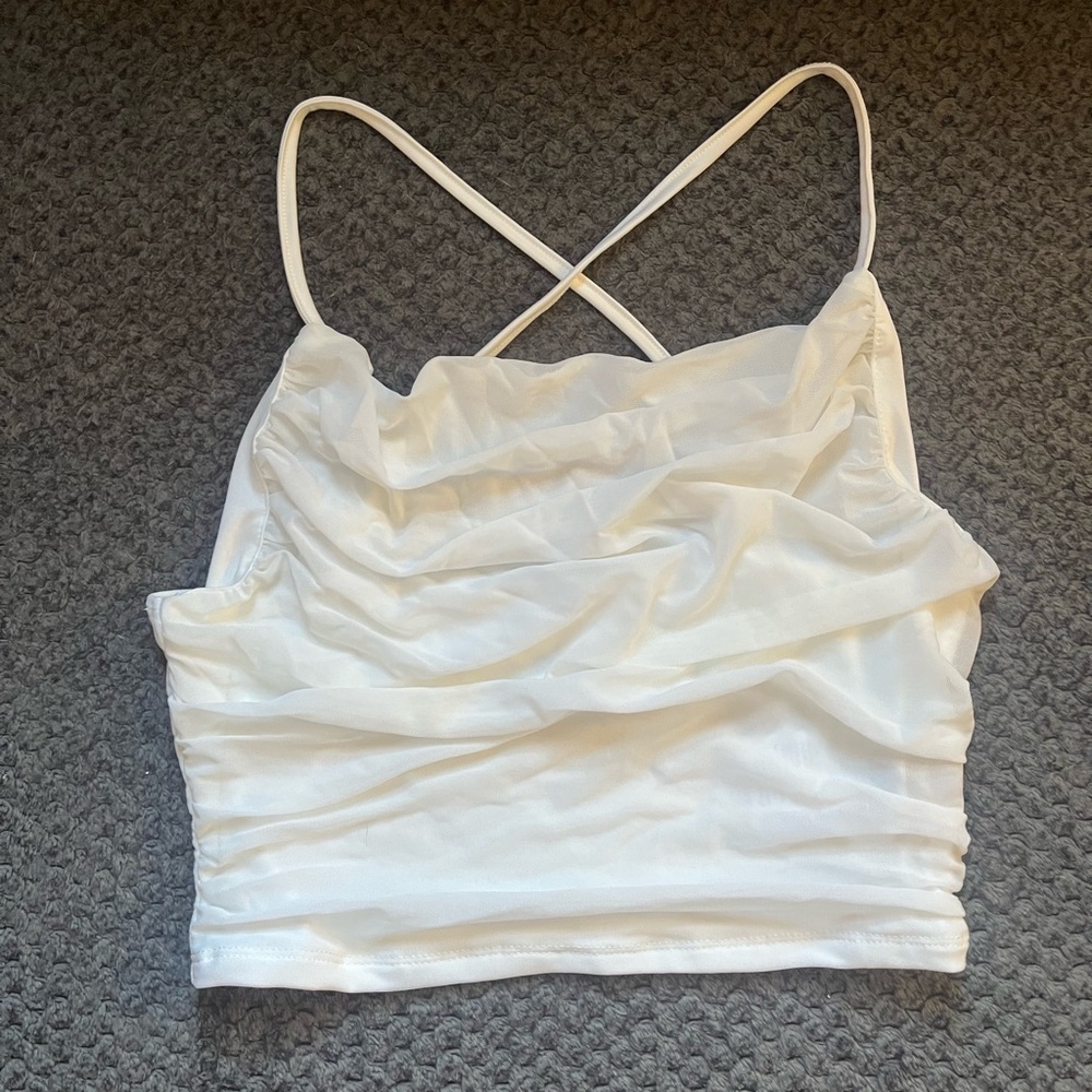 White tank top